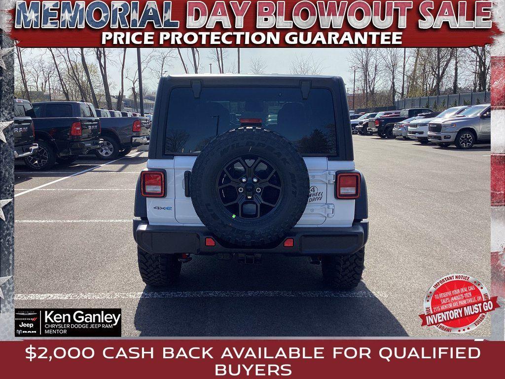 new 2025 Jeep Wrangler 4xe car, priced at $52,585