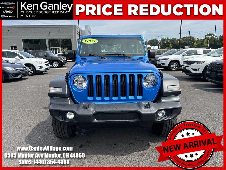 used 2023 Jeep Wrangler car, priced at $29,500