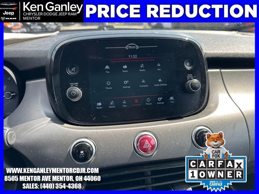 used 2021 FIAT 500X car, priced at $16,900