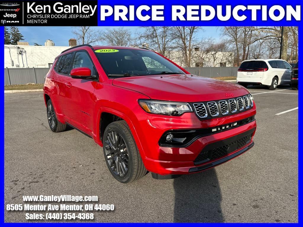 used 2023 Jeep Compass car, priced at $23,500