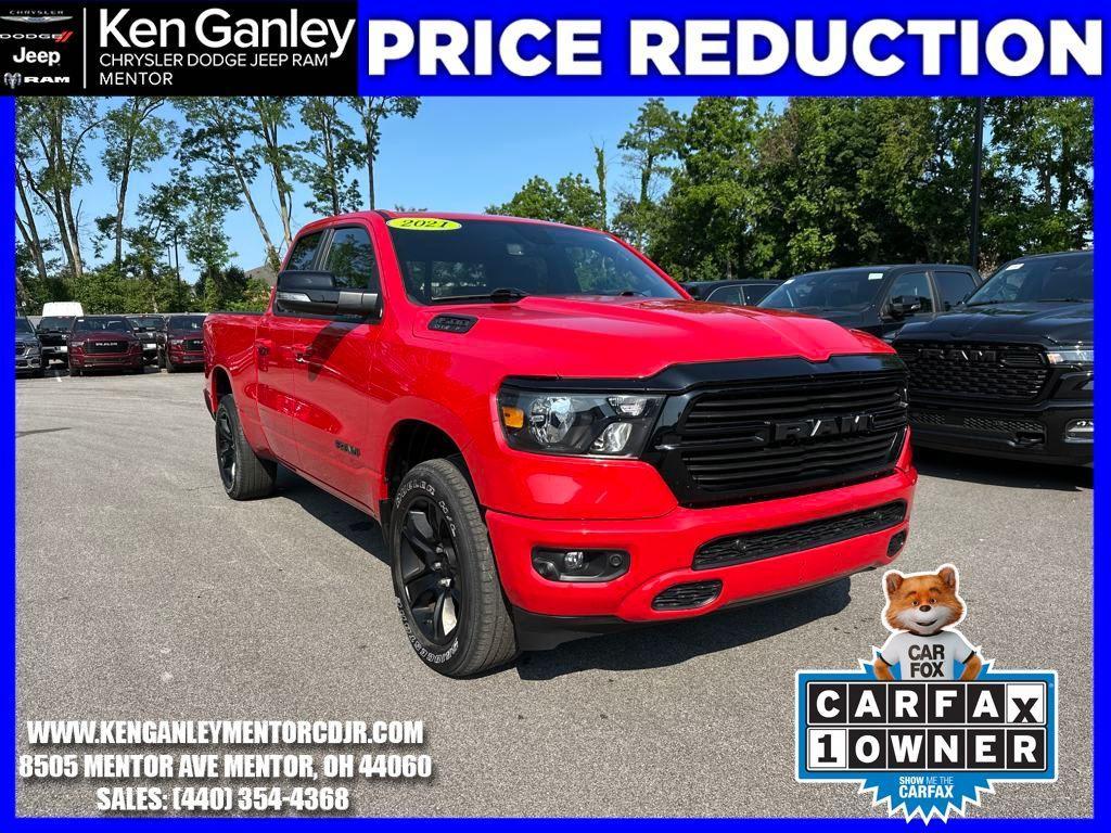 used 2021 Ram 1500 car, priced at $32,400