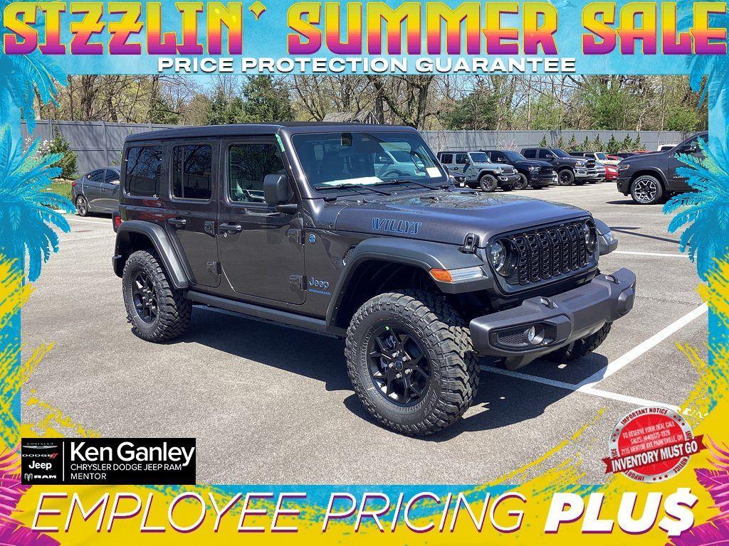 new 2025 Jeep Wrangler 4xe car, priced at $55,380