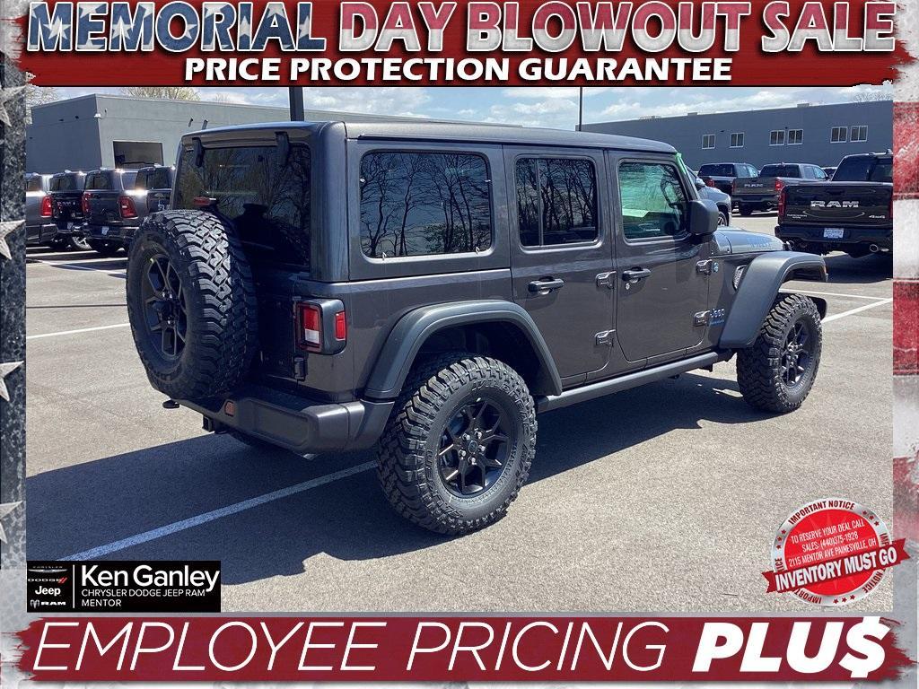 new 2025 Jeep Wrangler 4xe car, priced at $55,500