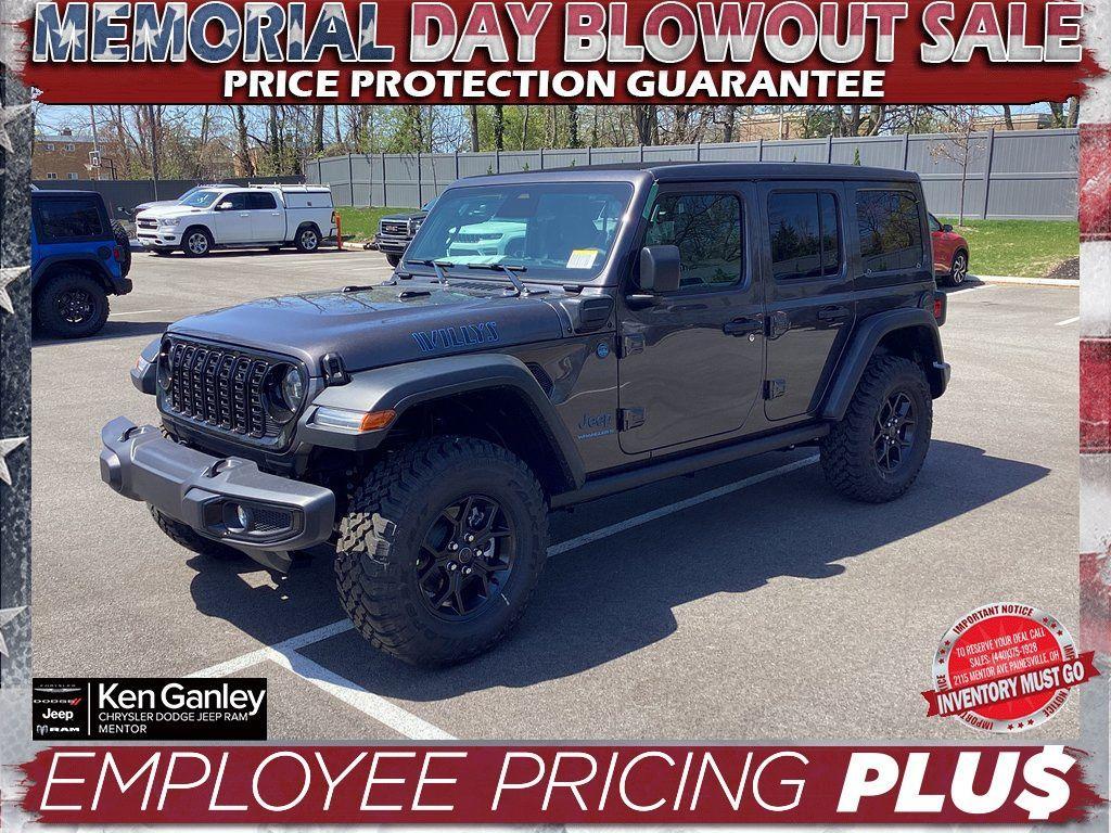 new 2025 Jeep Wrangler 4xe car, priced at $55,380