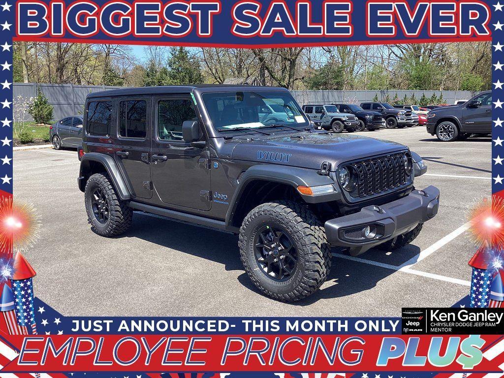 new 2025 Jeep Wrangler 4xe car, priced at $55,380