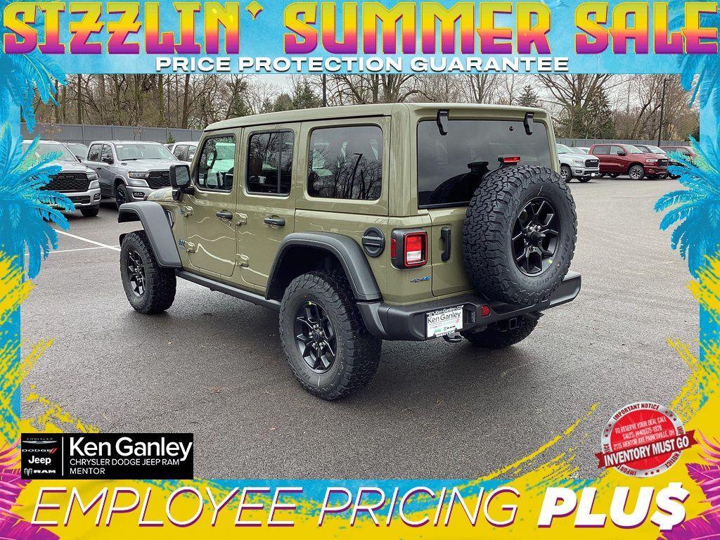 new 2025 Jeep Wrangler 4xe car, priced at $55,380