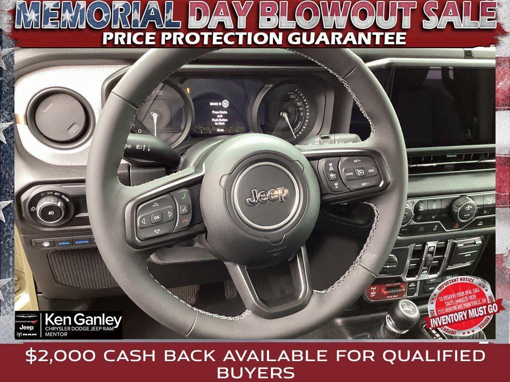 new 2025 Jeep Wrangler 4xe car, priced at $55,380