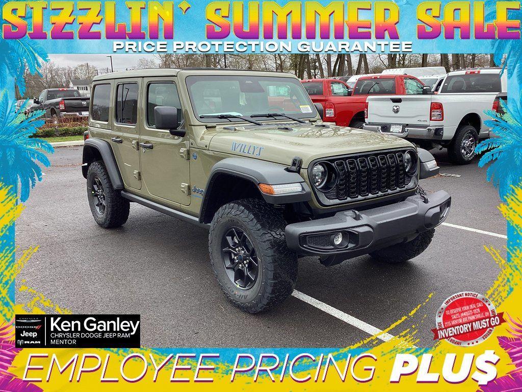 new 2025 Jeep Wrangler 4xe car, priced at $55,380