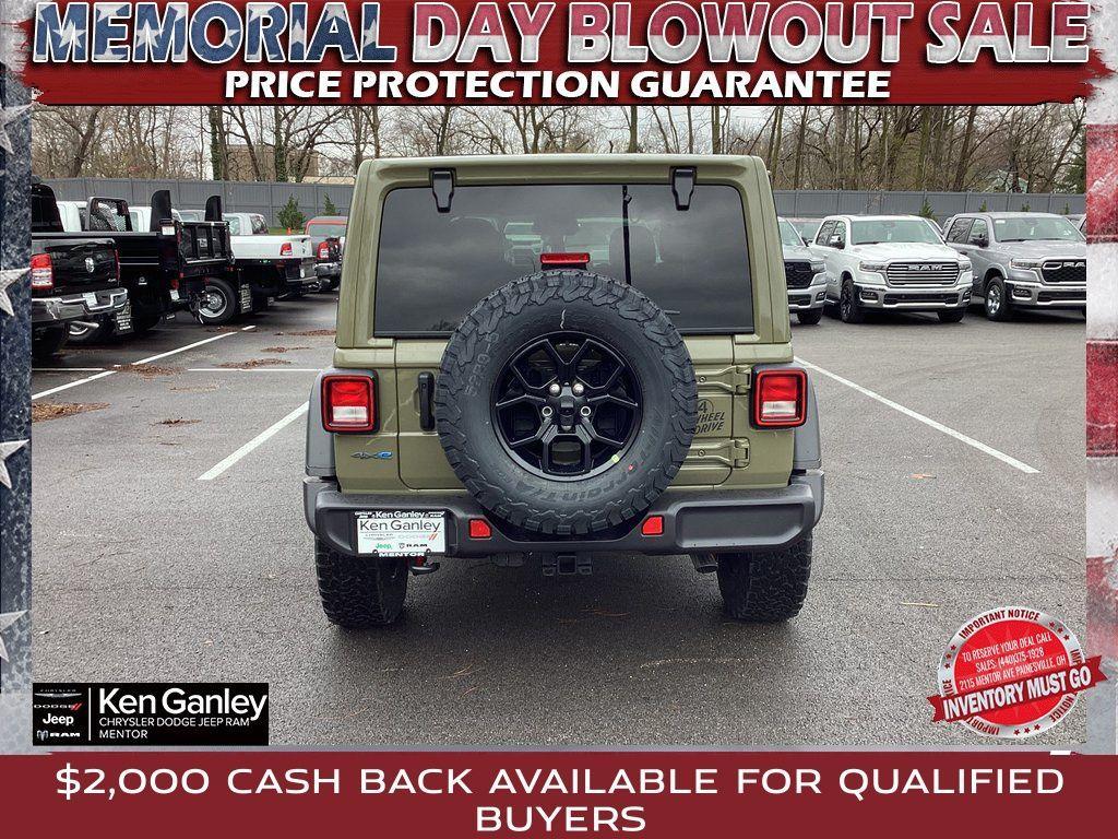 new 2025 Jeep Wrangler 4xe car, priced at $55,380