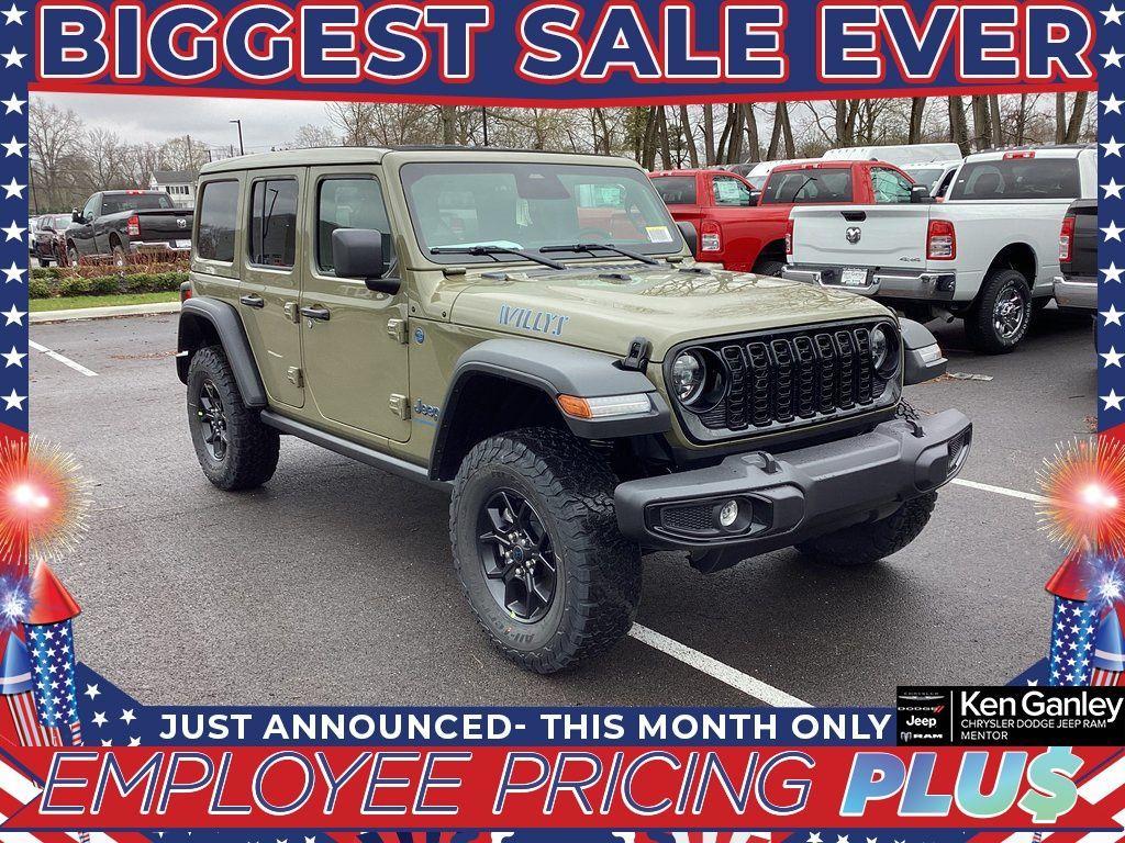 new 2025 Jeep Wrangler 4xe car, priced at $55,380