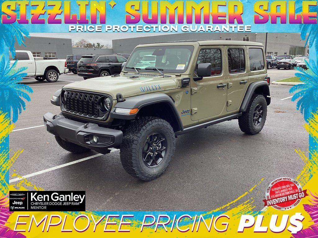 new 2025 Jeep Wrangler 4xe car, priced at $55,380