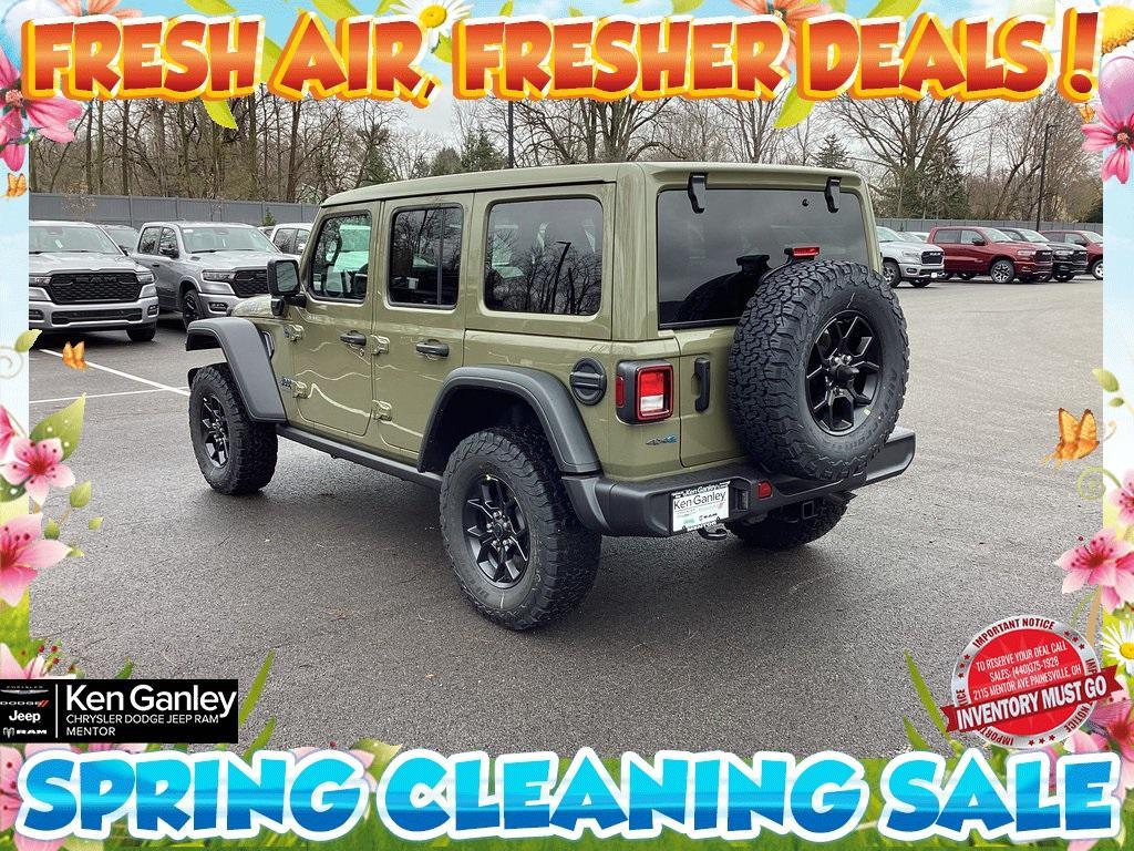 new 2025 Jeep Wrangler 4xe car, priced at $52,056