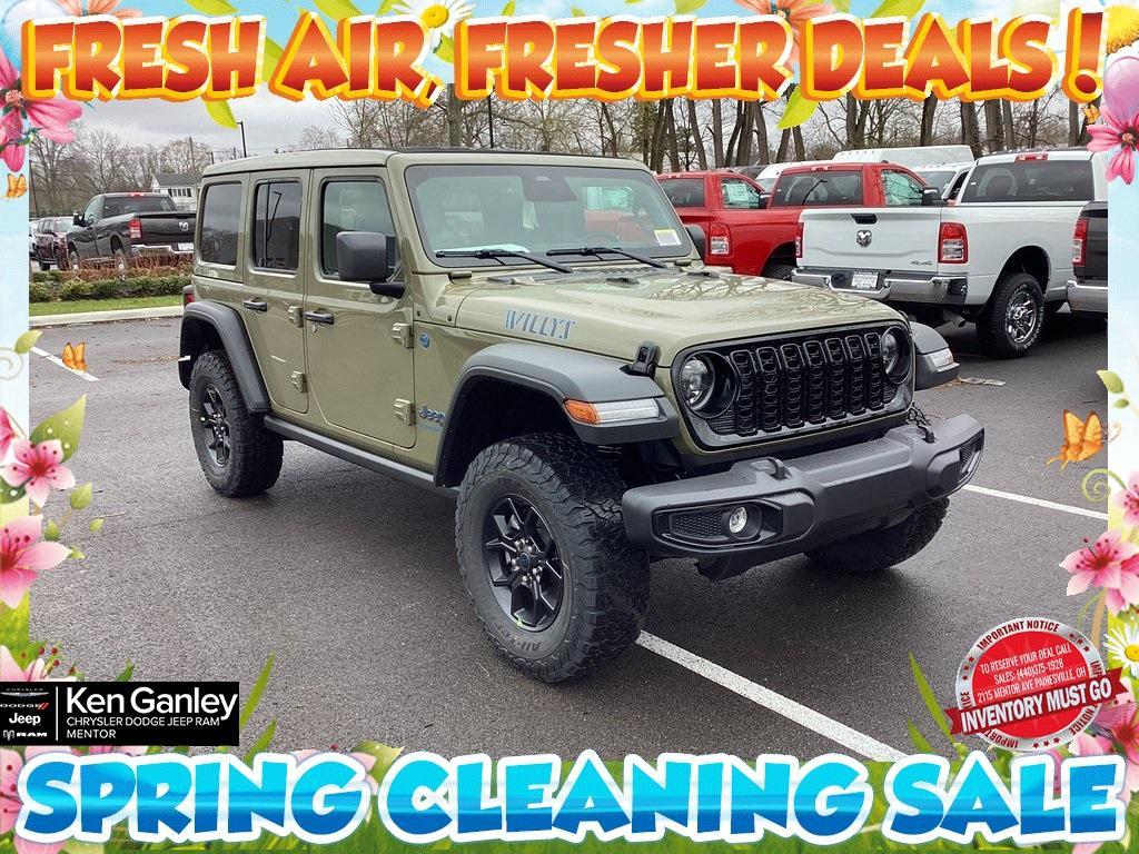 new 2025 Jeep Wrangler 4xe car, priced at $52,956