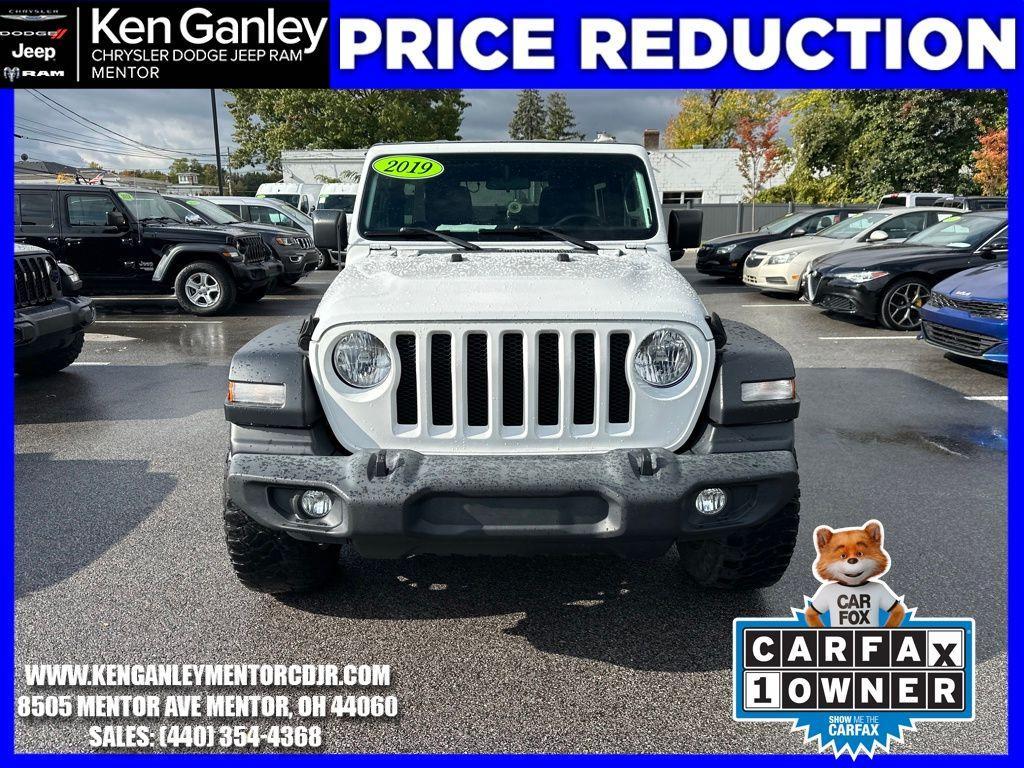 used 2019 Jeep Wrangler Unlimited car, priced at $19,379