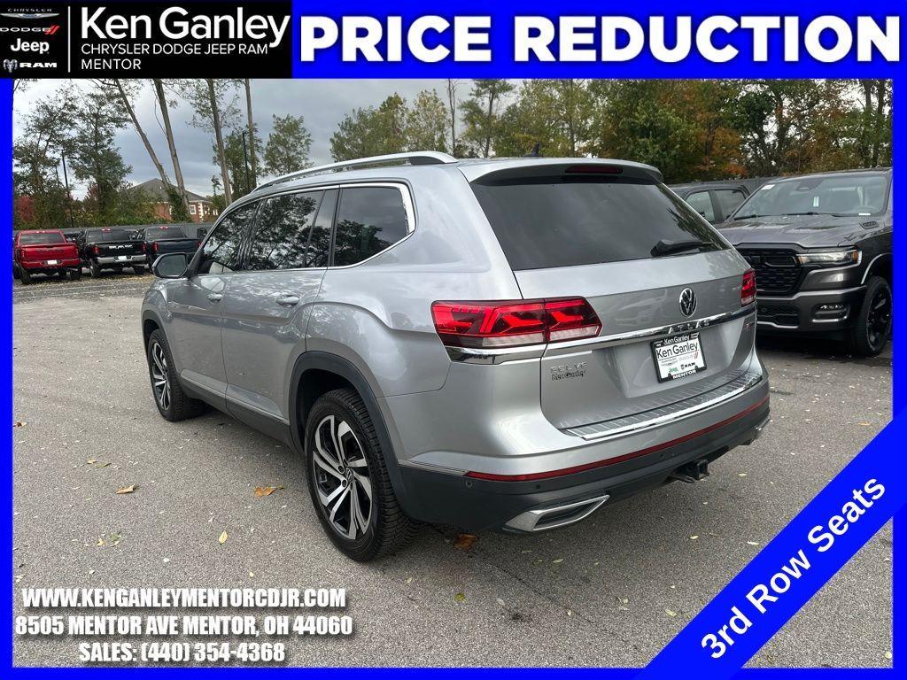 used 2021 Volkswagen Atlas car, priced at $30,500