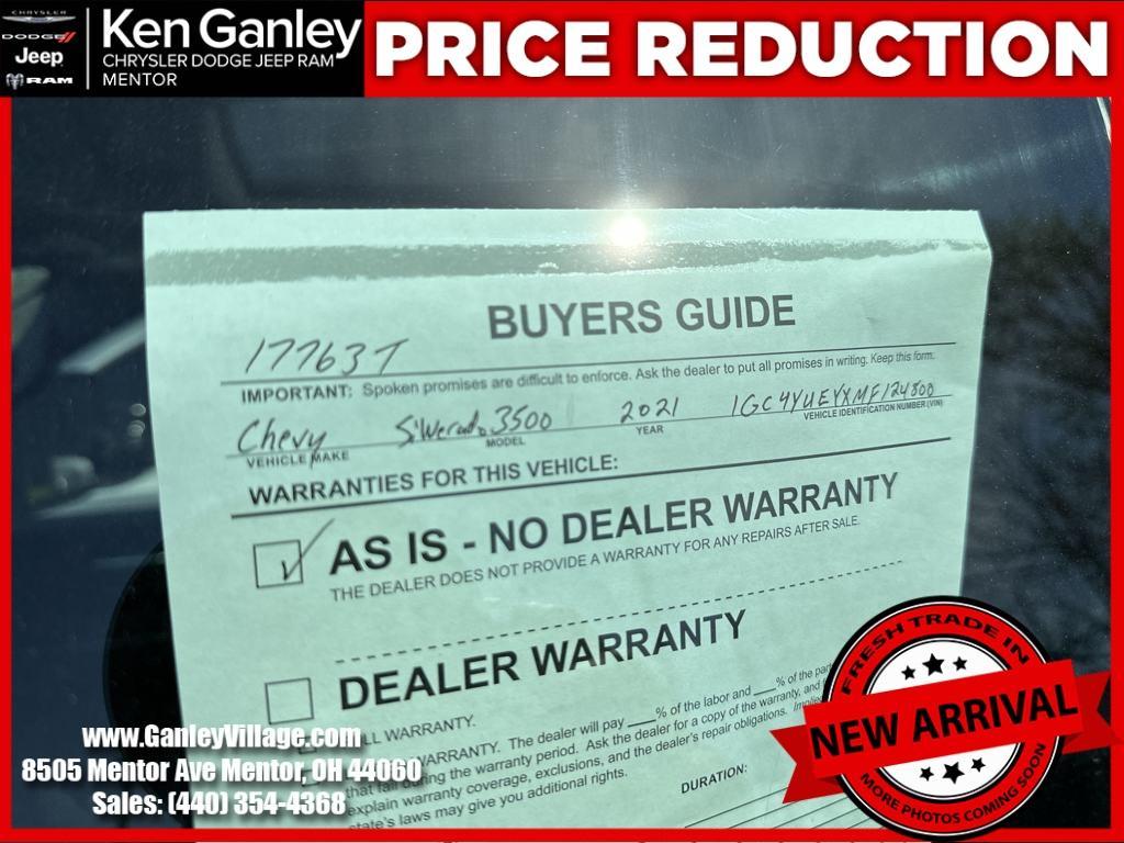 used 2021 Chevrolet Silverado 3500 car, priced at $57,899