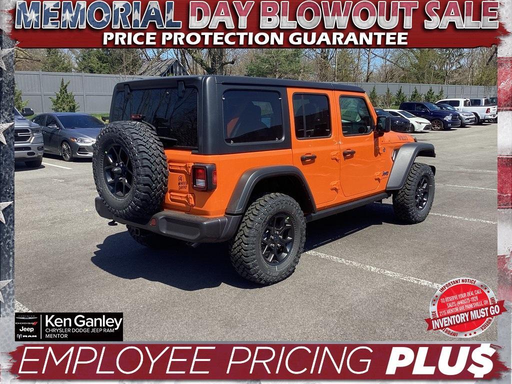 new 2025 Jeep Wrangler 4xe car, priced at $53,600