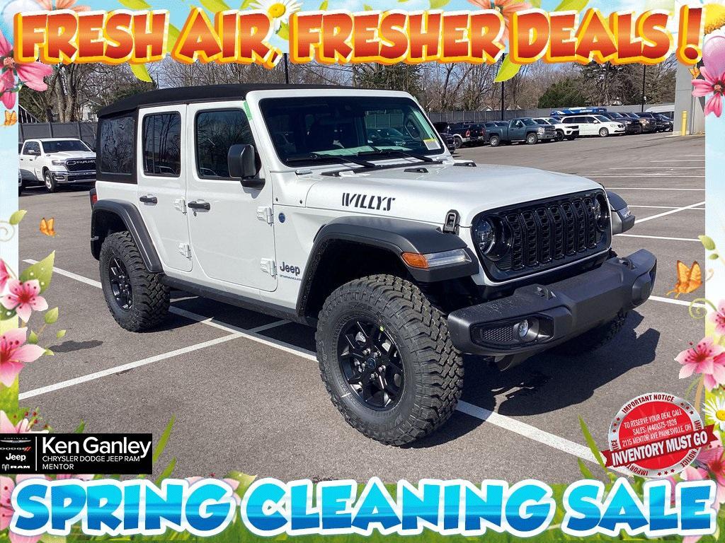 new 2025 Jeep Wrangler 4xe car, priced at $48,370