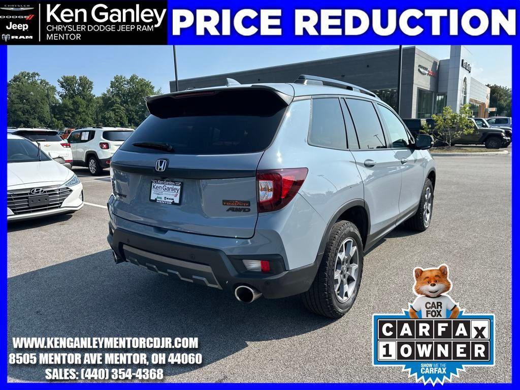 used 2022 Honda Passport car, priced at $34,500