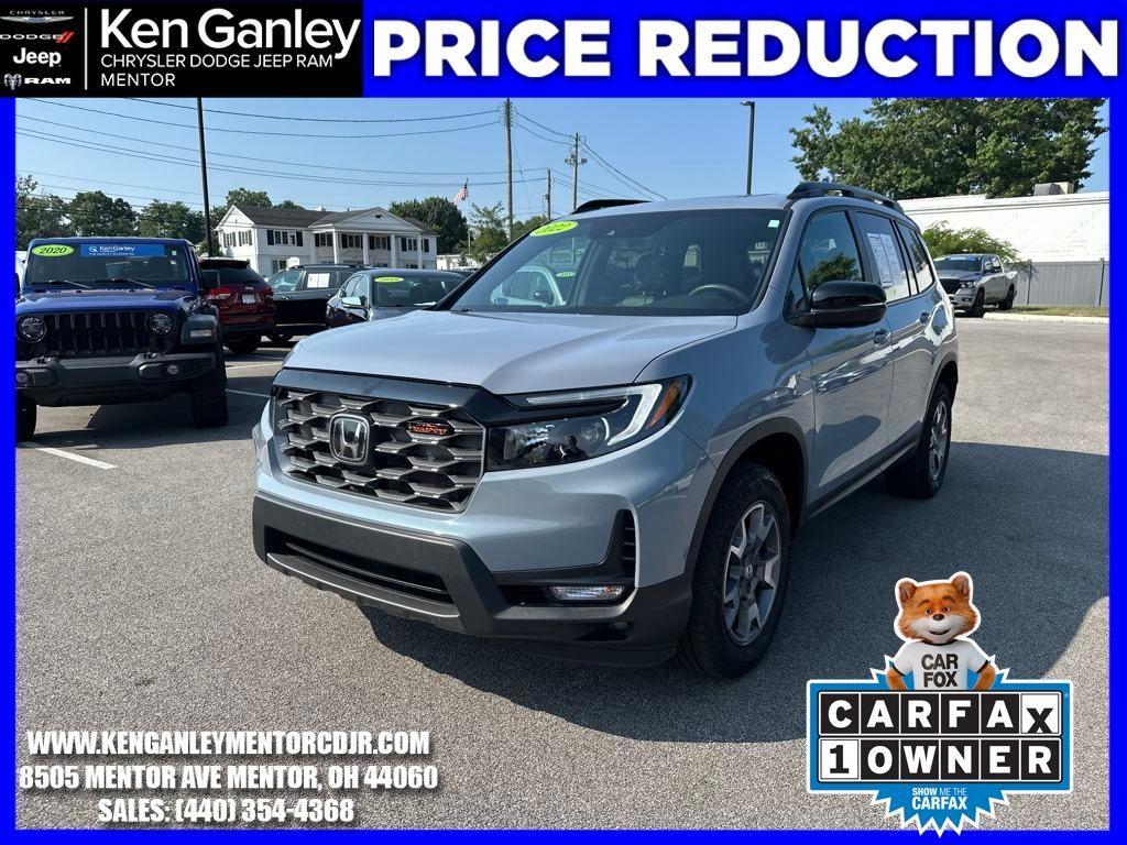 used 2022 Honda Passport car, priced at $34,500