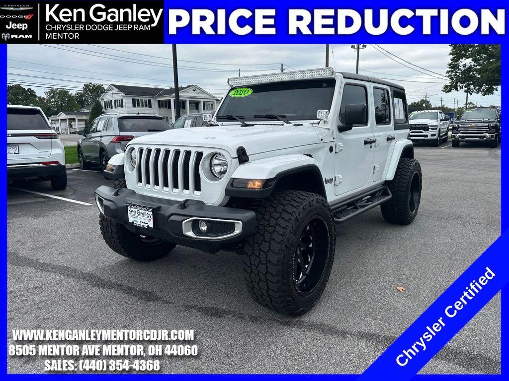 used 2020 Jeep Wrangler Unlimited car, priced at $27,500