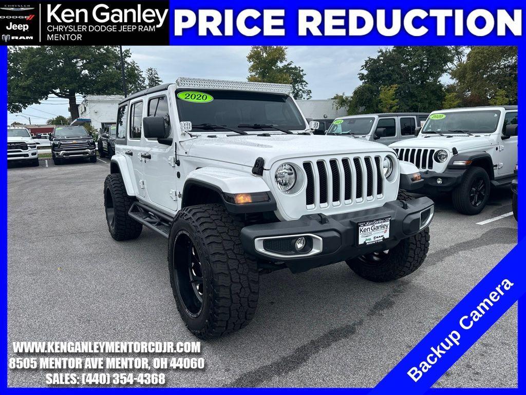 used 2020 Jeep Wrangler Unlimited car, priced at $27,500