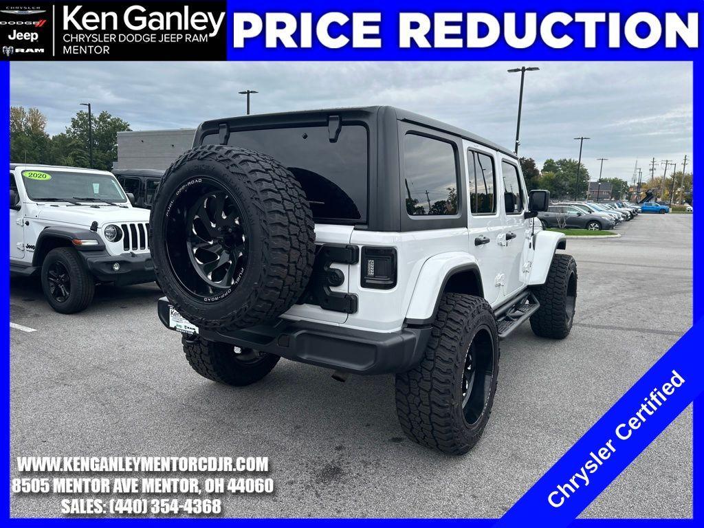 used 2020 Jeep Wrangler Unlimited car, priced at $27,500
