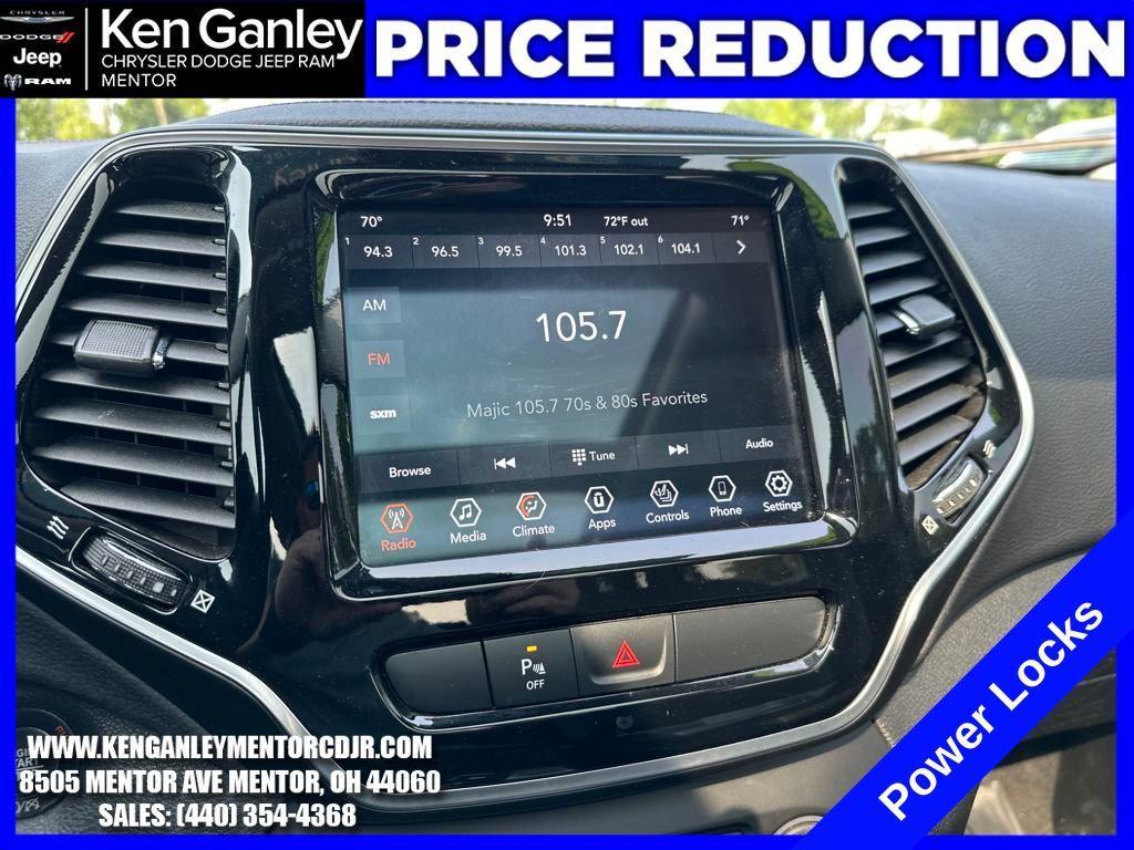 used 2019 Jeep Cherokee car, priced at $18,500