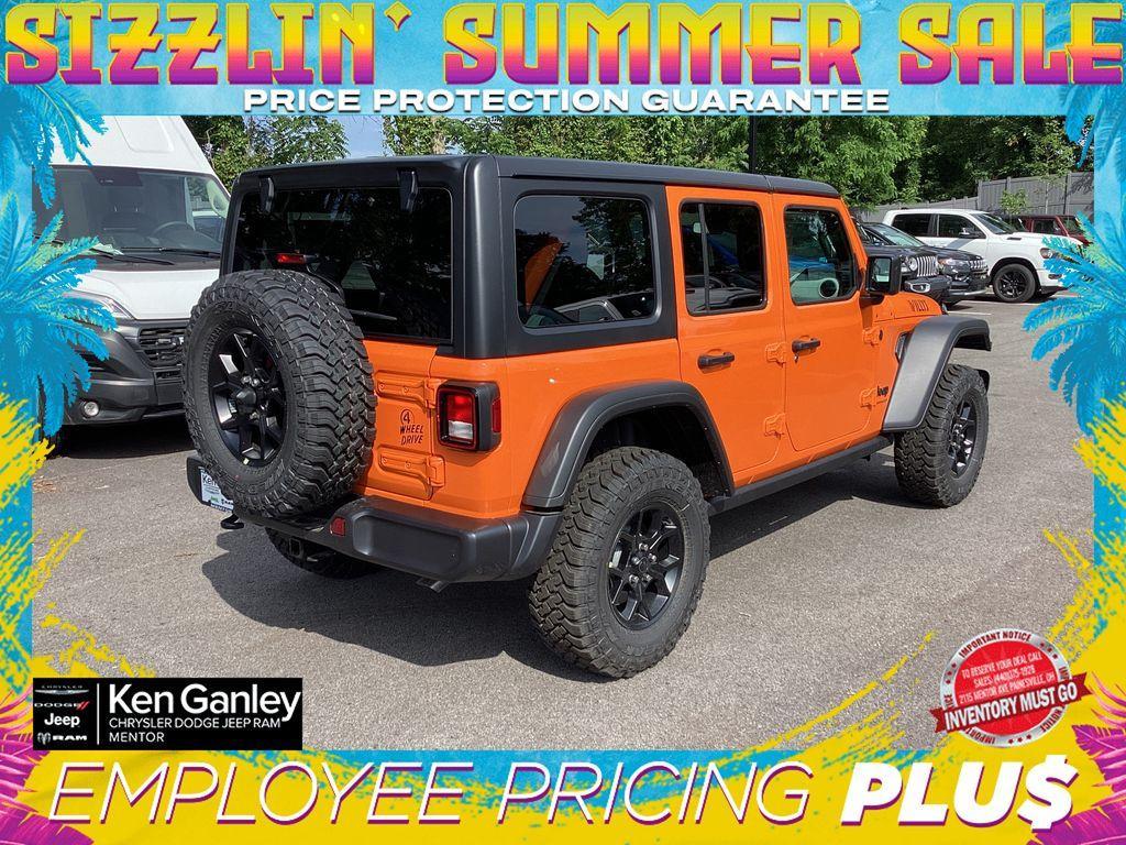 new 2025 Jeep Wrangler car, priced at $48,390