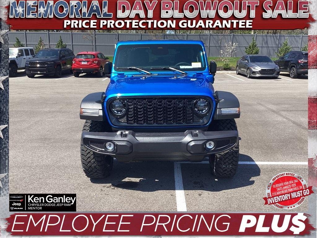new 2025 Jeep Wrangler 4xe car, priced at $53,300