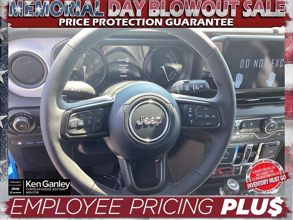 new 2025 Jeep Wrangler 4xe car, priced at $53,300