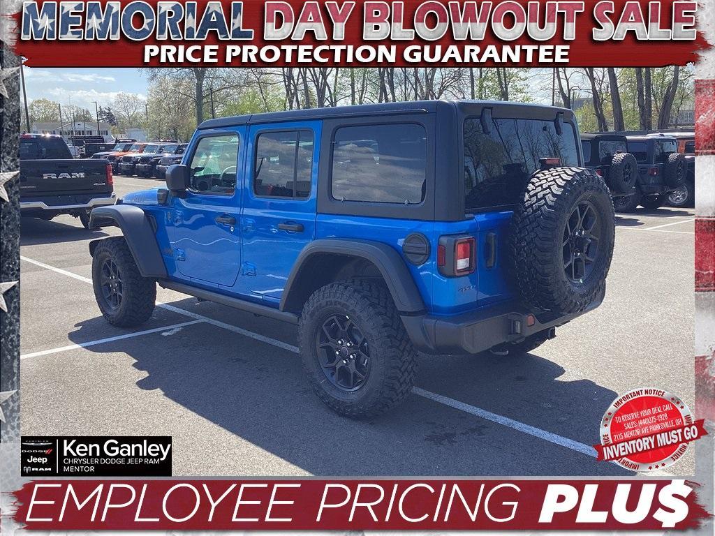new 2025 Jeep Wrangler 4xe car, priced at $53,300