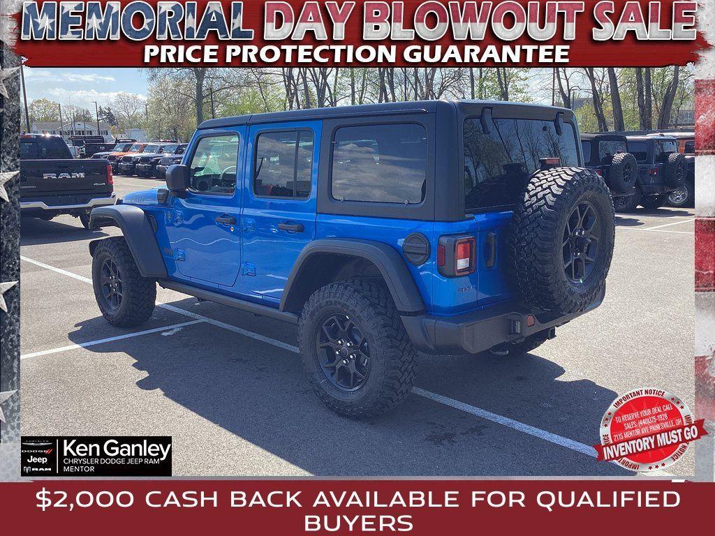 new 2025 Jeep Wrangler 4xe car, priced at $53,180