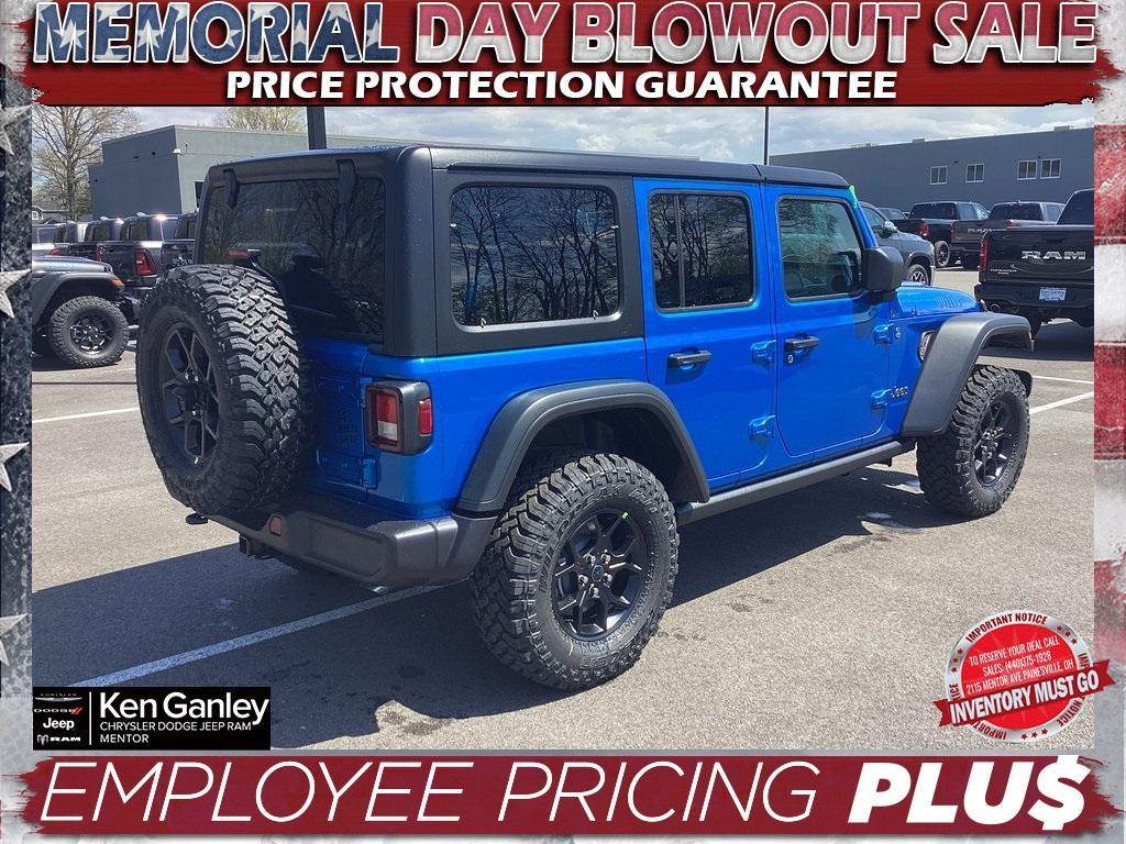 new 2025 Jeep Wrangler 4xe car, priced at $53,300