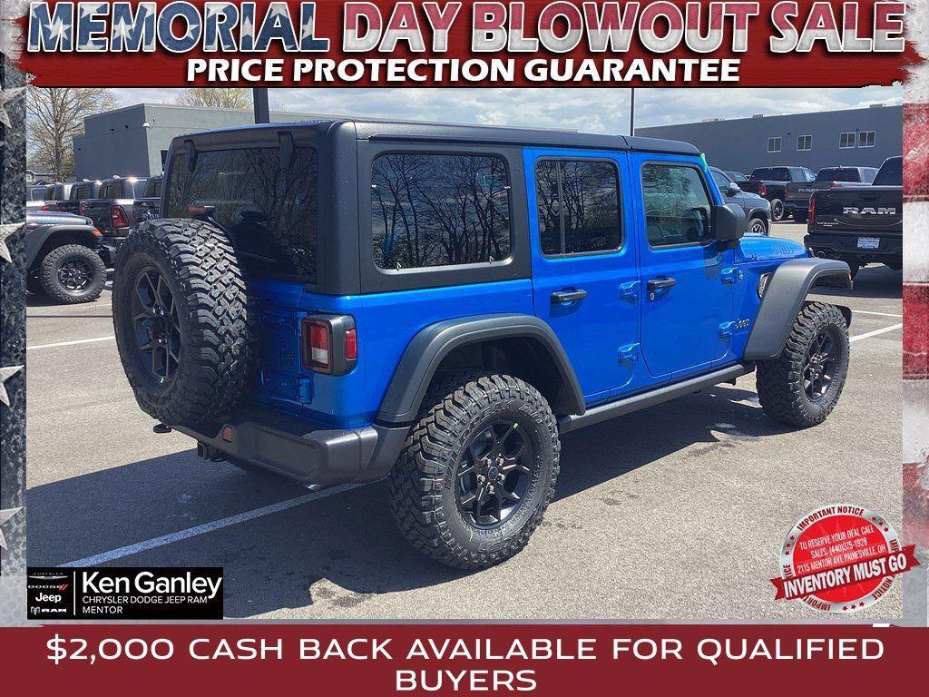 new 2025 Jeep Wrangler 4xe car, priced at $53,180