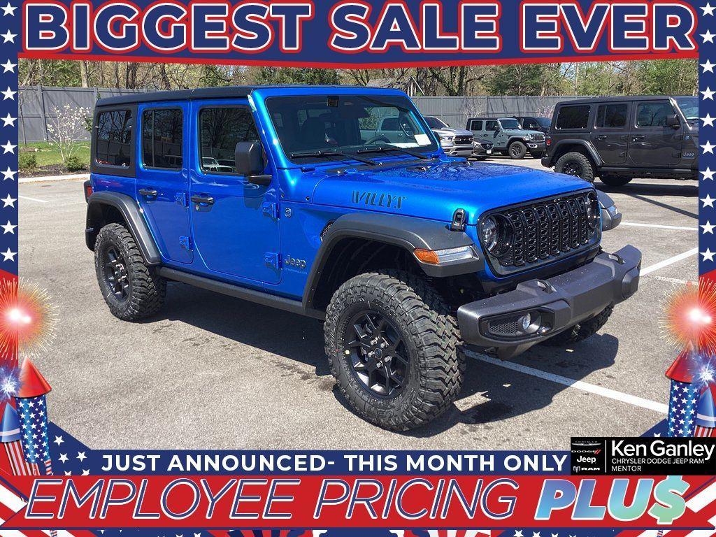 new 2025 Jeep Wrangler 4xe car, priced at $53,180