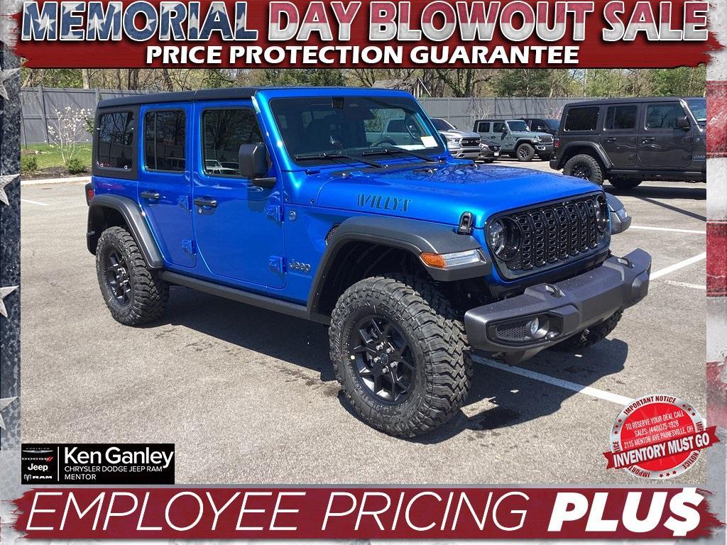 new 2025 Jeep Wrangler 4xe car, priced at $53,300
