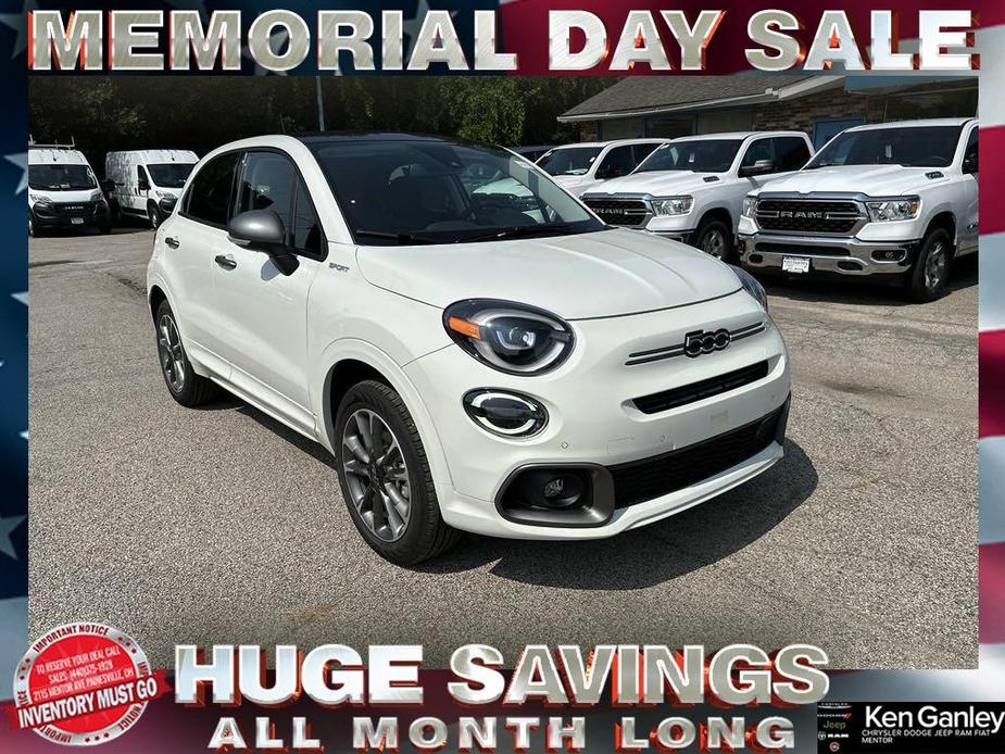new 2023 FIAT 500X car, priced at $34,060