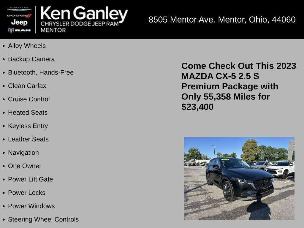 used 2023 Mazda CX-5 car, priced at $23,400