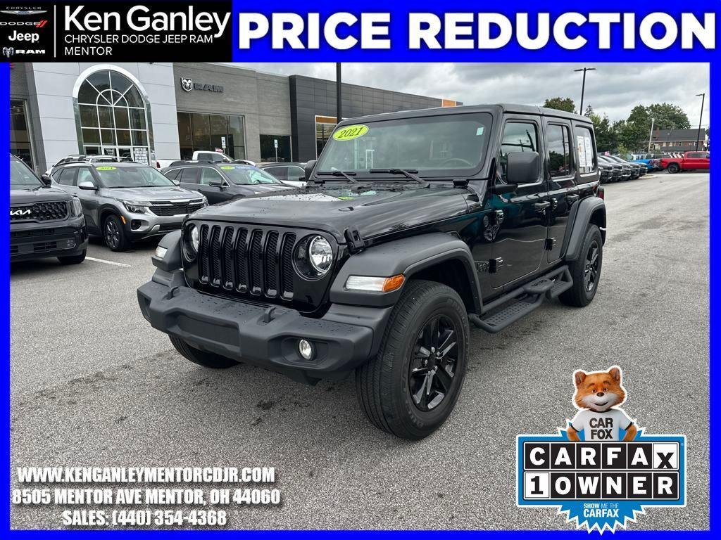 used 2021 Jeep Wrangler Unlimited car, priced at $27,800