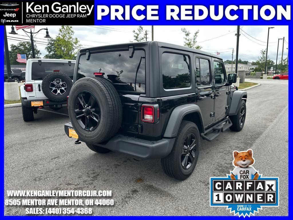 used 2021 Jeep Wrangler Unlimited car, priced at $27,800