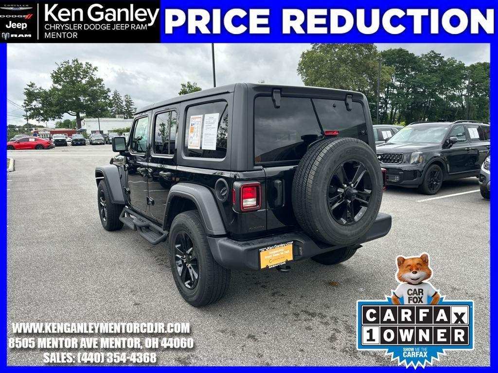 used 2021 Jeep Wrangler Unlimited car, priced at $27,800