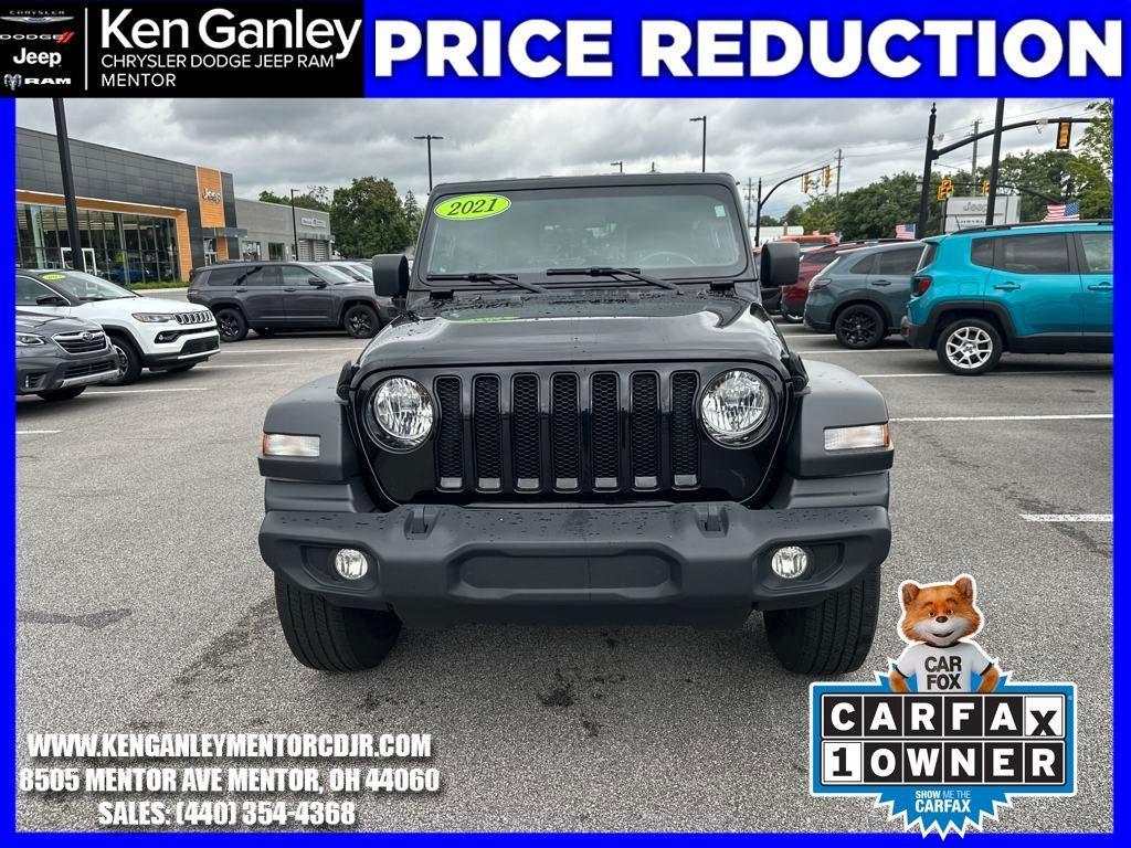 used 2021 Jeep Wrangler Unlimited car, priced at $27,800