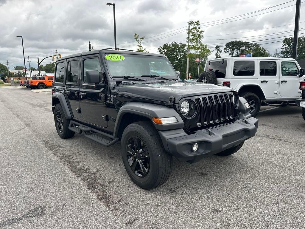 used 2021 Jeep Wrangler Unlimited car, priced at $27,800