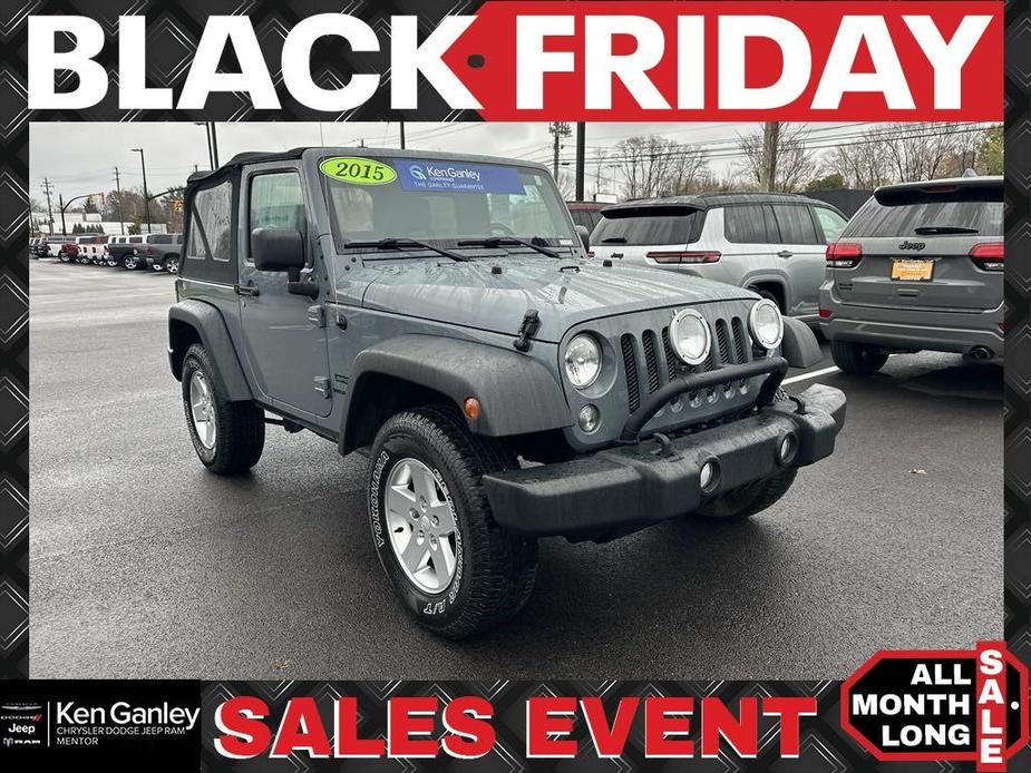 used 2015 Jeep Wrangler car, priced at $15,994