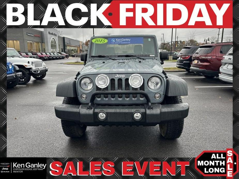 used 2015 Jeep Wrangler car, priced at $15,994