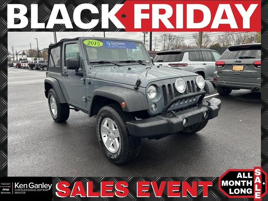 used 2015 Jeep Wrangler car, priced at $15,994