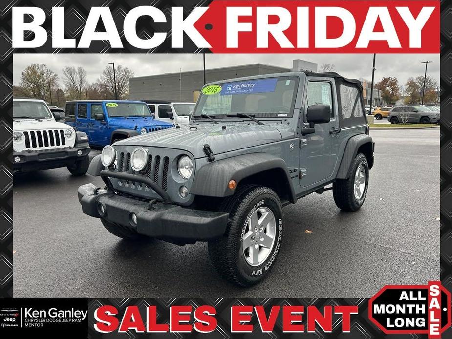 used 2015 Jeep Wrangler car, priced at $15,994