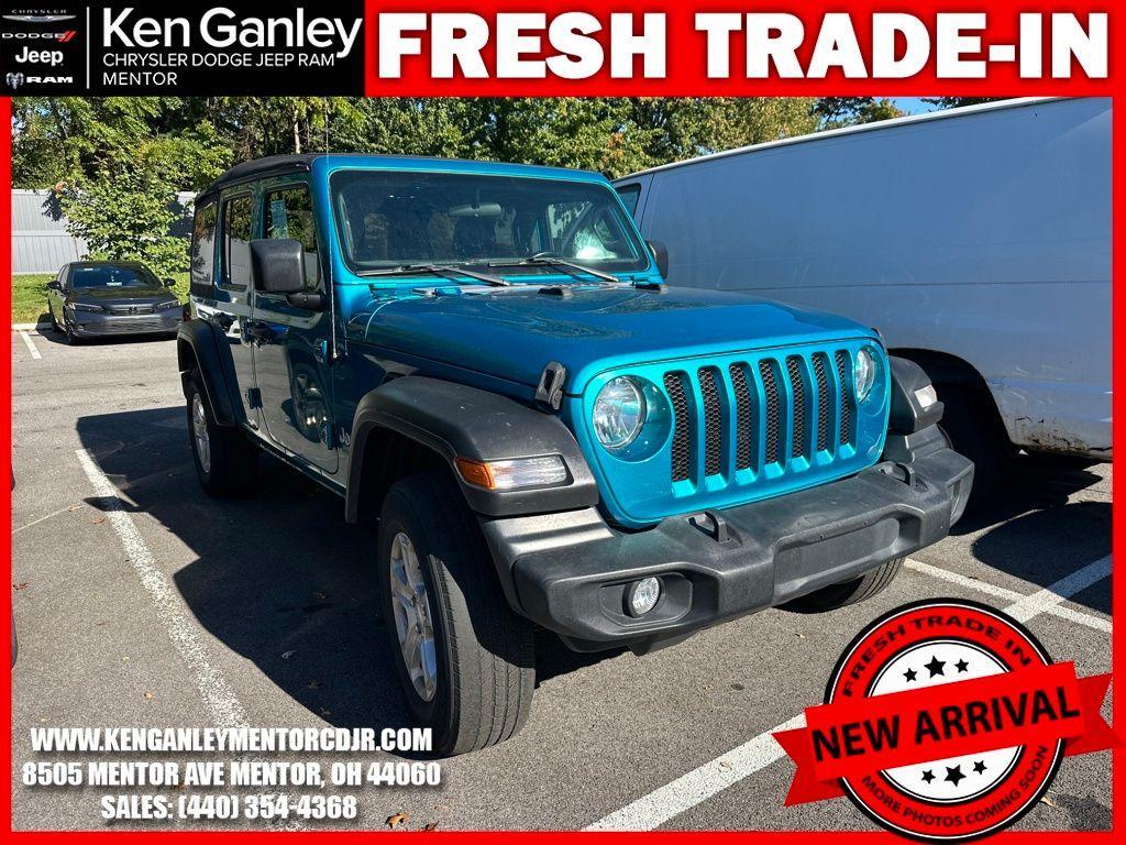 used 2020 Jeep Wrangler Unlimited car, priced at $28,800