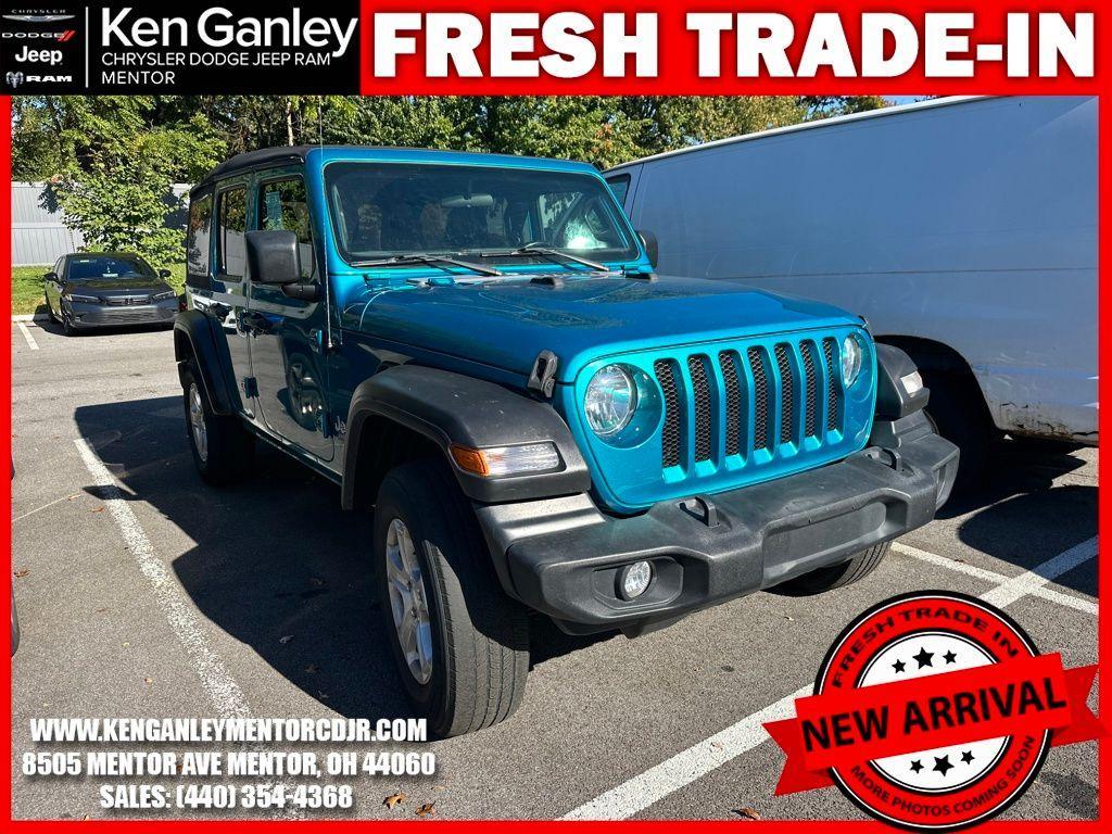 used 2020 Jeep Wrangler Unlimited car, priced at $28,800